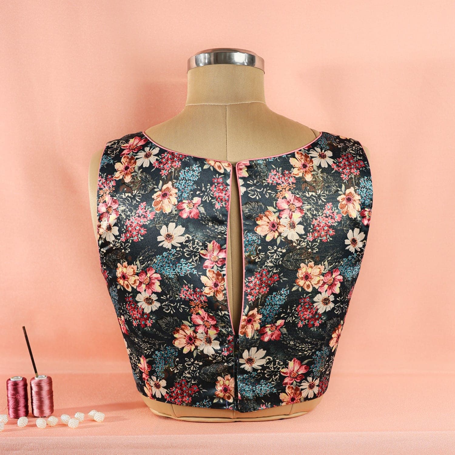 Floral satin